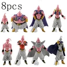 Dragon Ball Z - Anime Majin buuu - 8 Personagens - PVC - 7 a 11cm