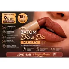 Batom Bala Bastão Dia a Dia Mahav