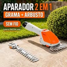 Aparador de Jardim Elétrico Sem Fio para Casa, Quintal e Acabamento de Bordas