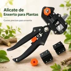 Alicate Enxertador de Plantas com 3 Lâminas Para Jardim Pomar Mudas e Frutíferas