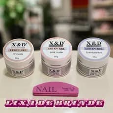 Gel XED X&D p/ unhas de gel fibra 56G