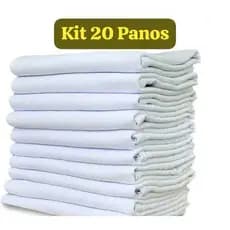 Kit 20 Unidades Panos De Prato SM08 Bainha Grande 50 x 75 Santa Margarida
