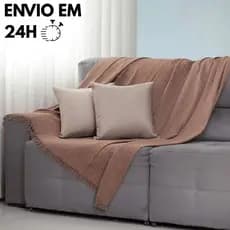 Manta Para Sofá King Size Super Gigante 3,00 x 1,80mts Capa Tipo Protetora Decorativa 3 Metros Luxo