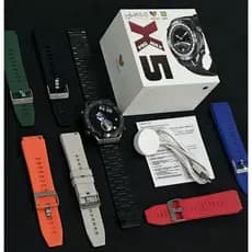 SmartwatchX5 Pro Max Redondo Relógio Inteligente AMOLED GPS ChatGPT Para Chamadas Bluetooth À Prova D'Água Smartwatch