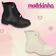 Bota Coturno Molekinha Infantil Menina Conforto Tratorada Inverno | Lançamento Original !