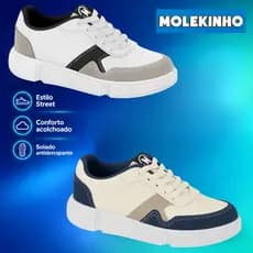Tênis Molekinho Infantil Menino Street Casual Urbano | Lançamento ! | Original Molekinho !