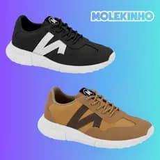 Tênis Molekinho Infantil Menino Casual Original Conforto Esportivo Escola Passeio | Lançamento !