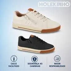 Sapatênis Infantil Molekinho Menino Zíper Lateral Casual Calce Facil Tenis | Original Molekinho !