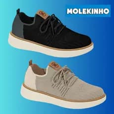 Tênis Molekinho Infatil Juvenil Knit Calce Fácil Antiderrapante | Lançamento ! | Original Molekinho