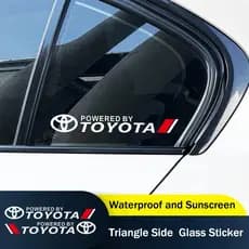 Adequado para Toyota Camry Corolla Vios Hilux Innova Avanza Yaris 1 Par de Adesivos Exclusivos para Janela Triangular B8