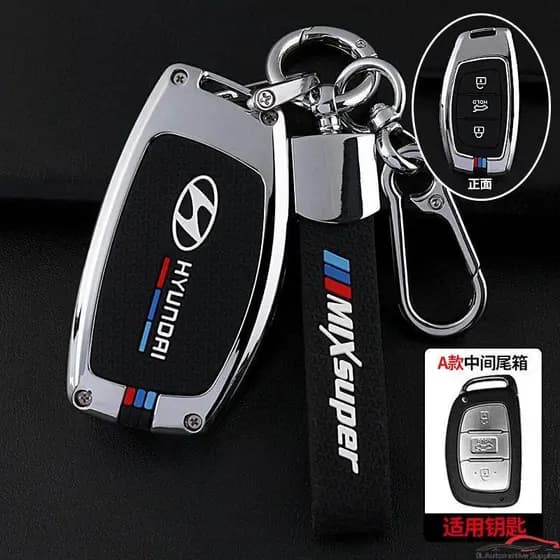A capa de chave de carro em liga de zinco Hyundai é adequada para LIDONG / ix35 / LANGDONG / FAMOUS / ix25. TNAH estou t
