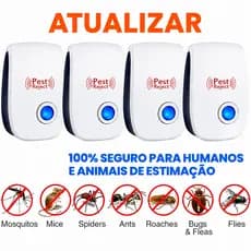 Repelente Ultrassônico Eletrônico Bivolt para Casa Escritório Insetos e Roedores