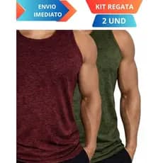 Regata Masculina DRY FIT Tecido Mesclado Propia para Academia Treino Camisa Esportiva Premium