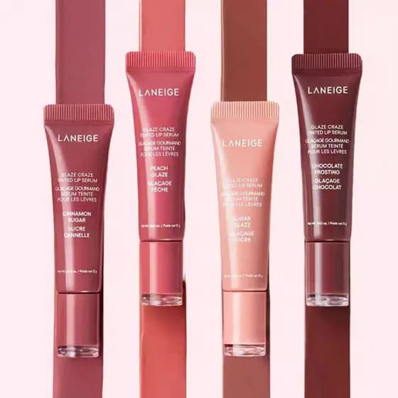 LANEIGE Nova Series Donut Bálsamo Labial Hidratante De Longa Duração E Linhas Labiais Desbotadas Essência Batom Colorido
