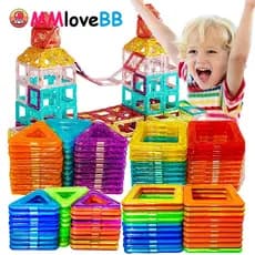 50100pcs Blocos De Construção Magnéticos Para Crianças , Brinquedos De Design DIY , Educacionais