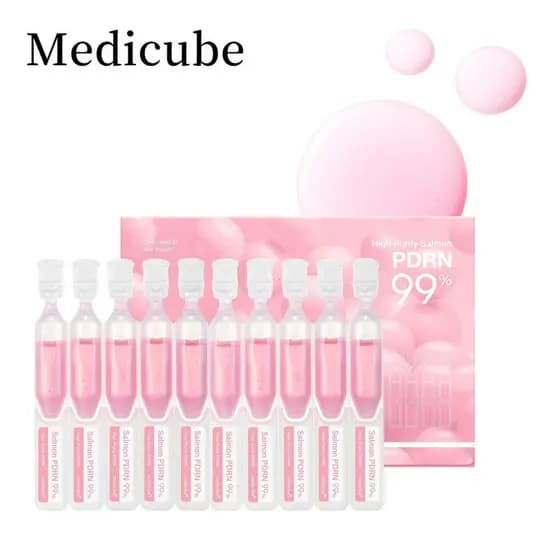 Medicube Essence Pink PDRN Time-Spreading 15ml Colágeno Durável Hidratante E Iluminador Removendo Escuridão Rosto