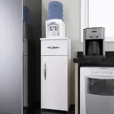 Armário para Bebedouro com 1 Porta e 1 Gaveta Branco