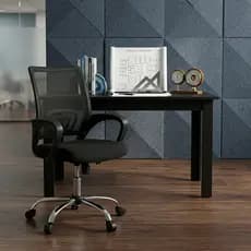 Kit Home Office Mesa 90cm Com Cadeira Escritório