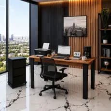 Kit Mesa Home Office com Ótimo Aproveitamento