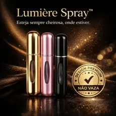 Lumière Spray™ Kit 3 Porta Perfume Recarregável Portátil 5ml Não Vaza  Elegante e Prático