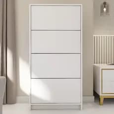 Sapateira com 4 Portas Funcionais para Armazenamento de Calçados