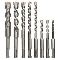 Kit Brocas para Martelo Pino quadrado 110mm-500mm, Alta Custo-Benefício, Concreto, Pedra e Alvenaria