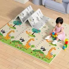 Tapete Infantil XPE 180x200cm - Dupla Face Educativo | Antiderrapante | Bolsa Inclusa S13