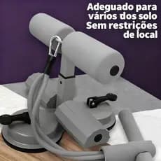 Supino para Abdominais com Ventosa | Equipamento Fitness Universal | Fixação Fácil -V2