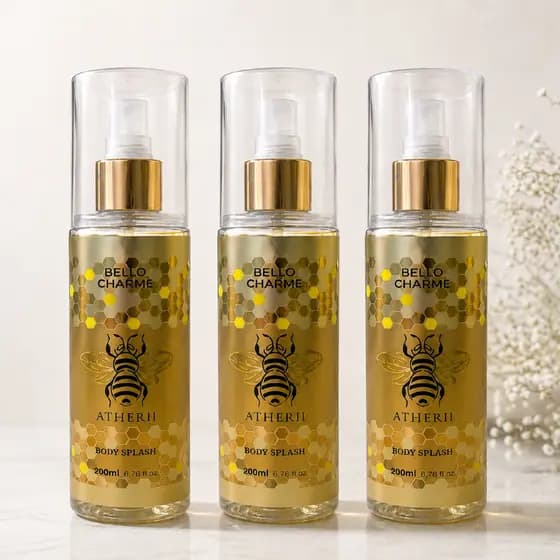 Kit Body Splash Árabe Atherii 200ml Bello Charme