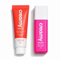 Kit Creamy Ácido Mandélico Gel Antiacne e Calming Cream Hidratante Facial (2 produtos)