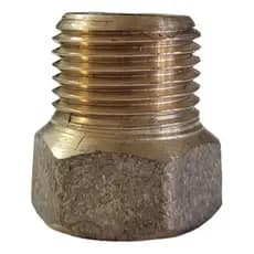 Prolongador Curto Aumento Latão Torneira Chuveiro 1/2 X 3 Cm Dourado