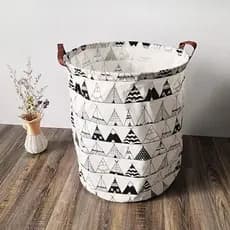 cesto de roupa suja redondo novo estilo, desenho animado, para banheiro, organizador grande