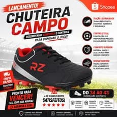 Chuteira De Campo Masculino RizeekSuper Promoção