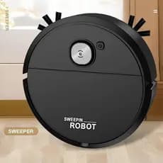 Robô Varredora/Aspirador De Pó Automática 3 Em 1 Limpeza Doméstica Robótico Inteligente E Silencioso