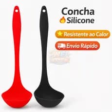 Concha Silicone Cozinha Antiaderente Resistente Alta Durabilidade