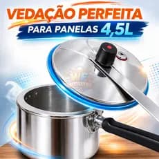 Borracha de vedação panela pressão Vancouver complementar original 4,5 L