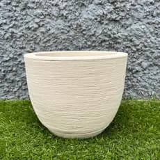 Vaso Polietileno Para Plantas Jardim Sala Luxo escovado bojo pequeno Com Prato