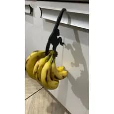Enfeite-Fruteira Suspensa com Gancho para Bananas-Suporte para Bananas Decorativo Cozinha-Fruteira Gancho banana