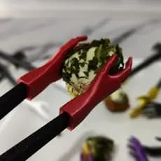 Hashi de Dedo  Auxiliar Pegador de Mãozinha Sushi Fácil Crianças Infantil