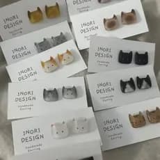 Novos brincos de gato fofos, da série kitty, Design exclusivo, simples e requintado.