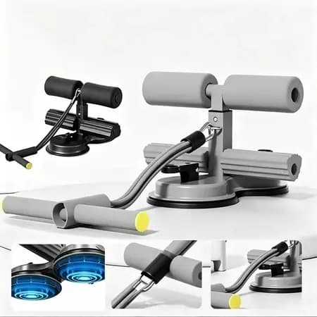 Suporte para Abdominal com Ventosa - Equipamento Fitness Unissex | Fixação Prática