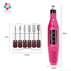 Lixadeira de Unhas Elétrica com Broca e Motor Bivolt para Manicure e Pedicure  USB