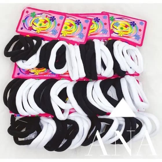 Médio Xuxinha para cabelo  de Meia 72 unidades / Rabico e elástico para cabelo Scrunchie