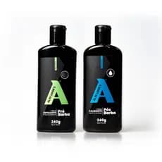 KIT PRÉ E PÓS-BARBA ALFA LOOK’S 240G