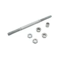 Eixo Traseiro Maciço Viper Bike Cubo Disco 185mm 73mm M10