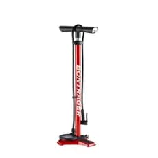 Bomba Ar Bontrager Piso Pé Chão Dual Charger Mtb Speed Lazer Cor Vermelho