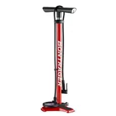 Bomba Ar Bontrager Piso Pé Chão Dual Charger Mtb Speed Lazer Cor Vermelho