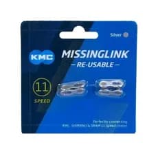 Emenda Corrente 11v Power Missing Link Bike Kmc 2 Unidades