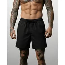 Bermuda Shorts Masculino Elastano Praia Verão Piscina Tactel com Bolso e Cordão de Ajuste - P ao G4