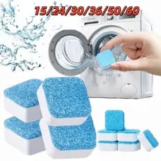 Limpador Pastilha de máquina de lavar roupa, comprimido efervescente sólido para remover manchas